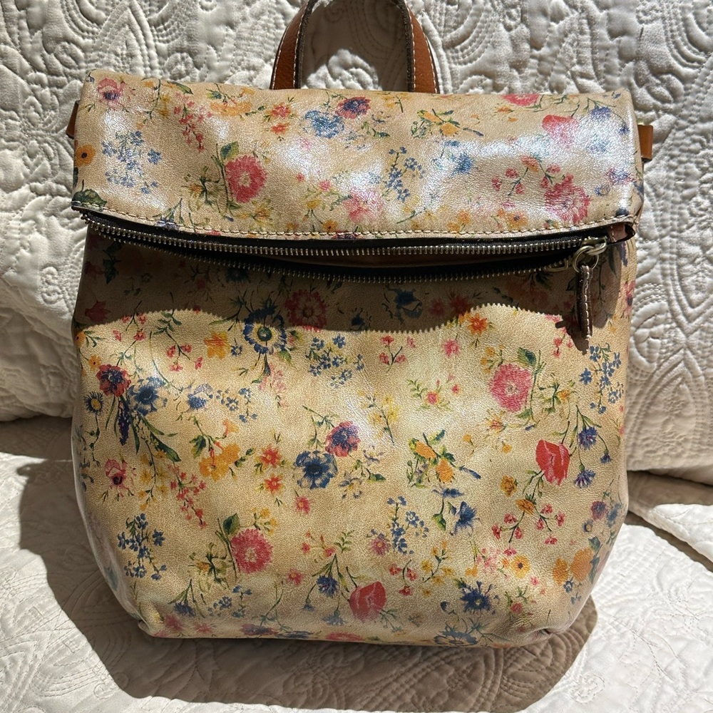 Patricia Nash Prairie Rose Convertible backpack crossbody